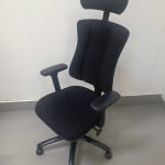 Skrivbordsstol HÖGANÄS +501 Armstöd Nackstöd Svart - C