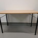 Skrivbord Vikbart 1200*700*720 Ek Svart underrede - C