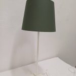 Bordslampa IKEA STRÅLA vit/mörkgrön - C