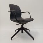 Mötesstol IKEA Långfjäll Gunnared grå/svart - B