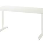 Skrivbord IKEA Bekant Vit 160x80 Fast höjd - C