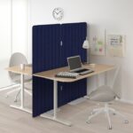 Golvskärm IKEA Eilif fristående 80x150 cm blå - C