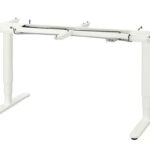 Skrivbordsunderrede IKEA Bekant El- höj/sänk Vit 160cm - B