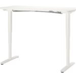 Skrivbord IKEA Bekant El- höj/sänk Vit 160cm - C