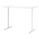 Skrivbord IKEA Skarsta Vit 160x80 Höj/sänk - C