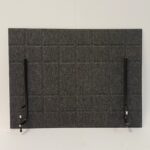 Bordsskärm SPLIT Mörkgrå 80cm - A