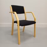 Mötesstol LANA DESIGN Svart Bok - B