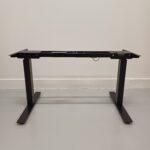 Skrivbordsstativ Svart El- Höj/sänk Flexibel bredd - B