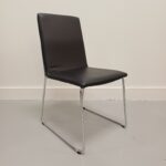 Mötesstol Svart Krom - B