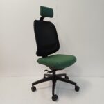 Kontorsstol Mesh Grön/Svart - B