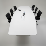 Mötesbord Vit Krom 320cm - B