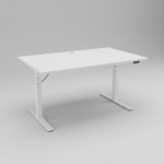 Skrivbord LANAB Vit 120cm x 80cm El- höj & sänk - B