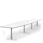 Mötesbord Vit Krom 320cm - B