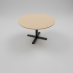 Mötesbord KINNARPS Natur/Svart B90cm H74cm - B