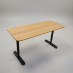 Skrivbord Ikea Bekant Svart Ek 140 x 60cm - B