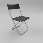 Fällstol IKEA Jeff Fällstol Svart - B