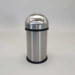 Sopkorg med Push-lock i rostfritt stål - B