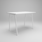 Barbord Vit 140×90cm - B